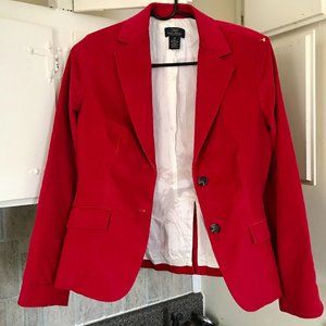 BROOKS BROTHERS "346" CORDUROY BLAZER RED